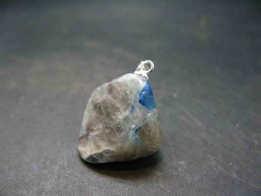 Shattuckite Silver Pendant from Namibia - 1.1" - 5.90 Grams