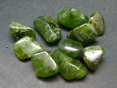 Lot of 10 genuine tumbled Vesuvianite Idocrase from India