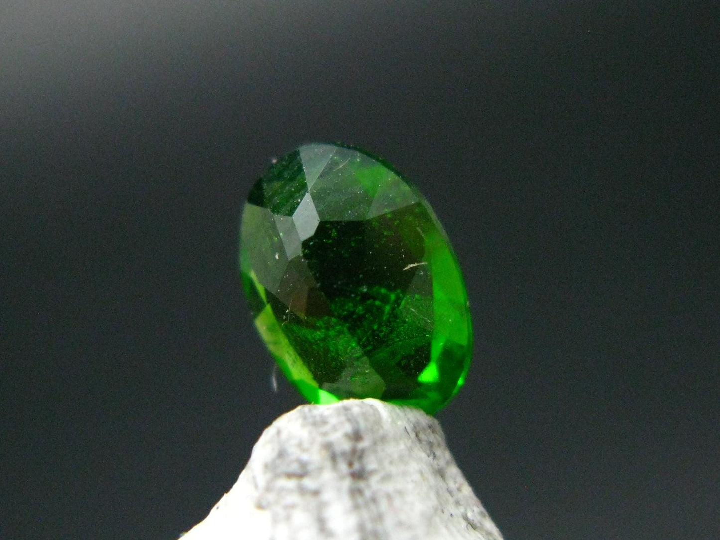 Chrome Diopside Gem Cut Stone From Russia - 0.74 Carats