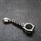 Moldavite Tektite Silver Pendant from Czech Republic - 1.0" - 1.49 Grams