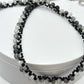 Black Spinel & Tourmalinated Quartz Necklace - 23.20 Grams
