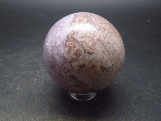 Purple Jade Sphere Ball From Turkey - 1.7"