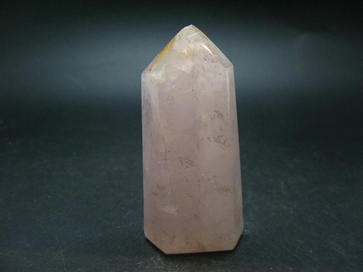 Symbol of Love and Beauty!! Large Rich Pink Rose Quartz Obelisk from Madagascar - 3.2 "