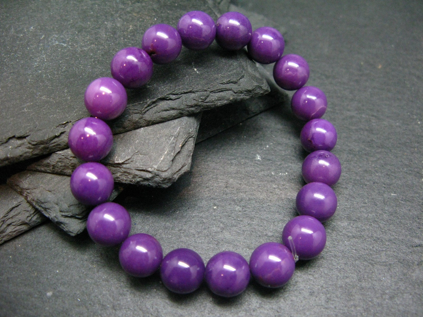 Phosphosiderite Phospho Siderite Genuine Bracelet ~ 7 Inches ~ 10mm Round Beads