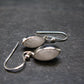 Natrolite Silver Earrings From Russia - 2.33 Grams