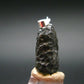 Moldavite Tektite Silver Pendant from Czech Republic - 1.0" - 3.28 Grams