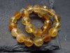 Citrine Genuine Bracelet ~ 7 Inches ~ 8mm Facetted Beads