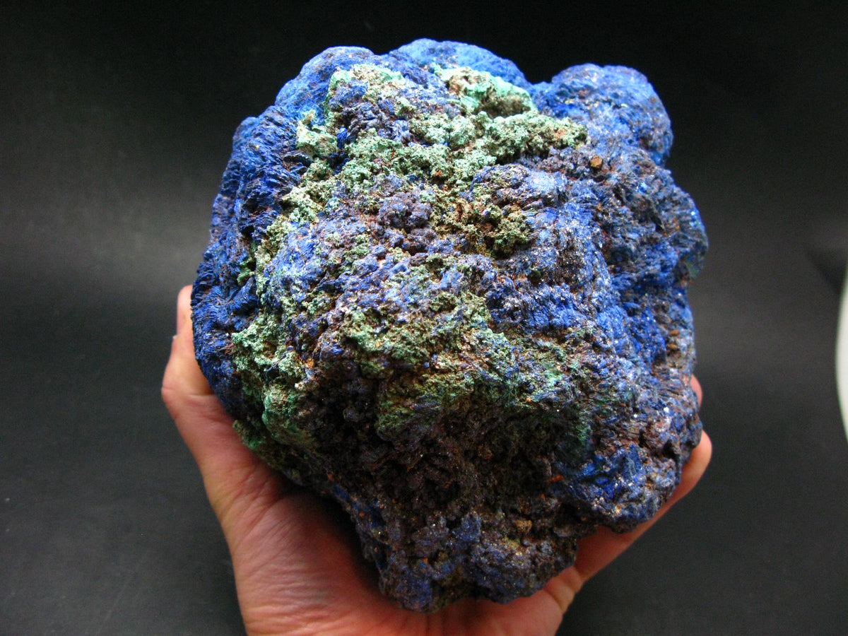 ENORMOUS Azurite Crystal From Zambia - 6.9" - 3734 Grams