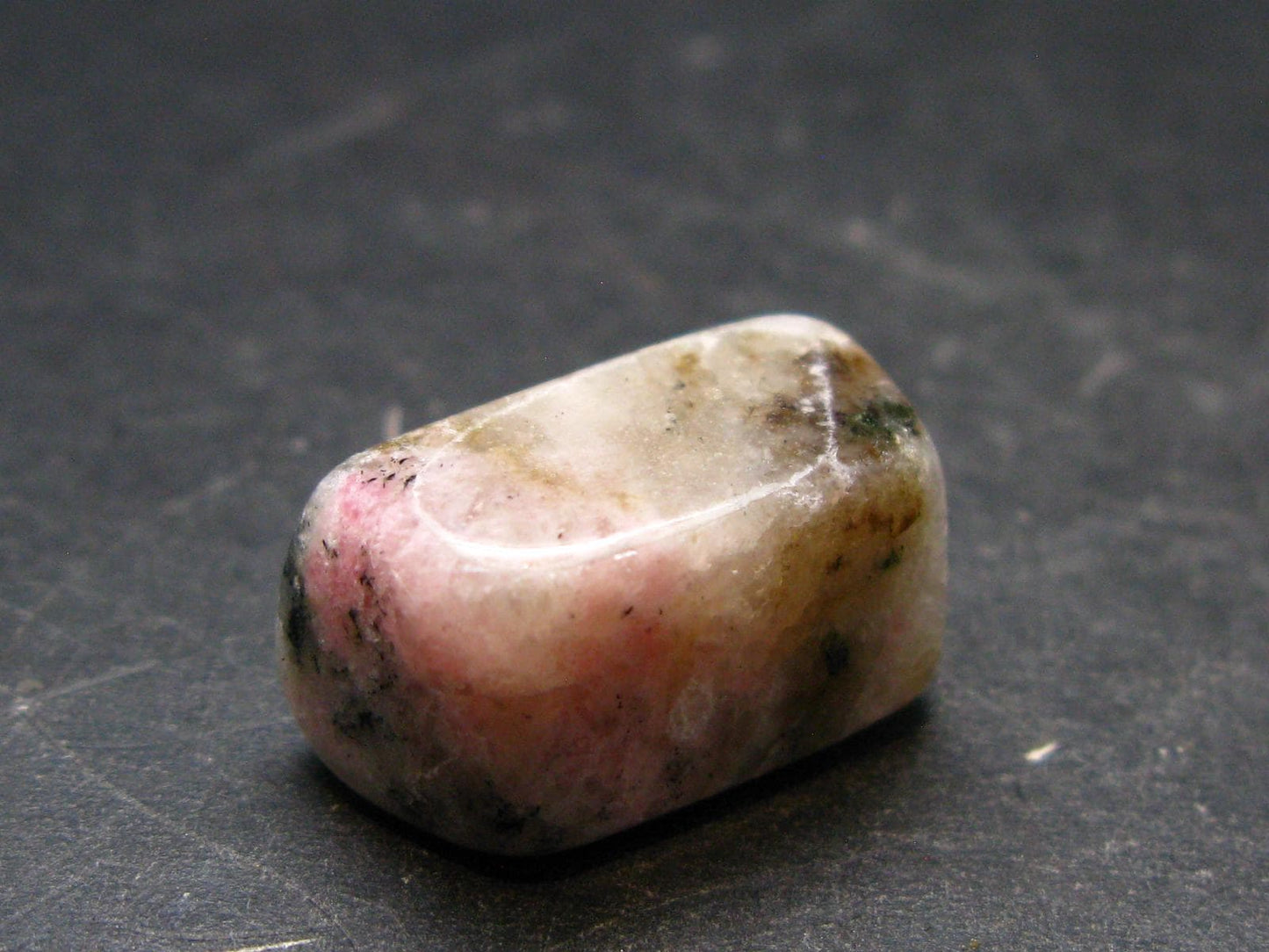 Rare Pink Tugtupite Tumbled Piece From Greenland - 28.50 Carats - 0.8"