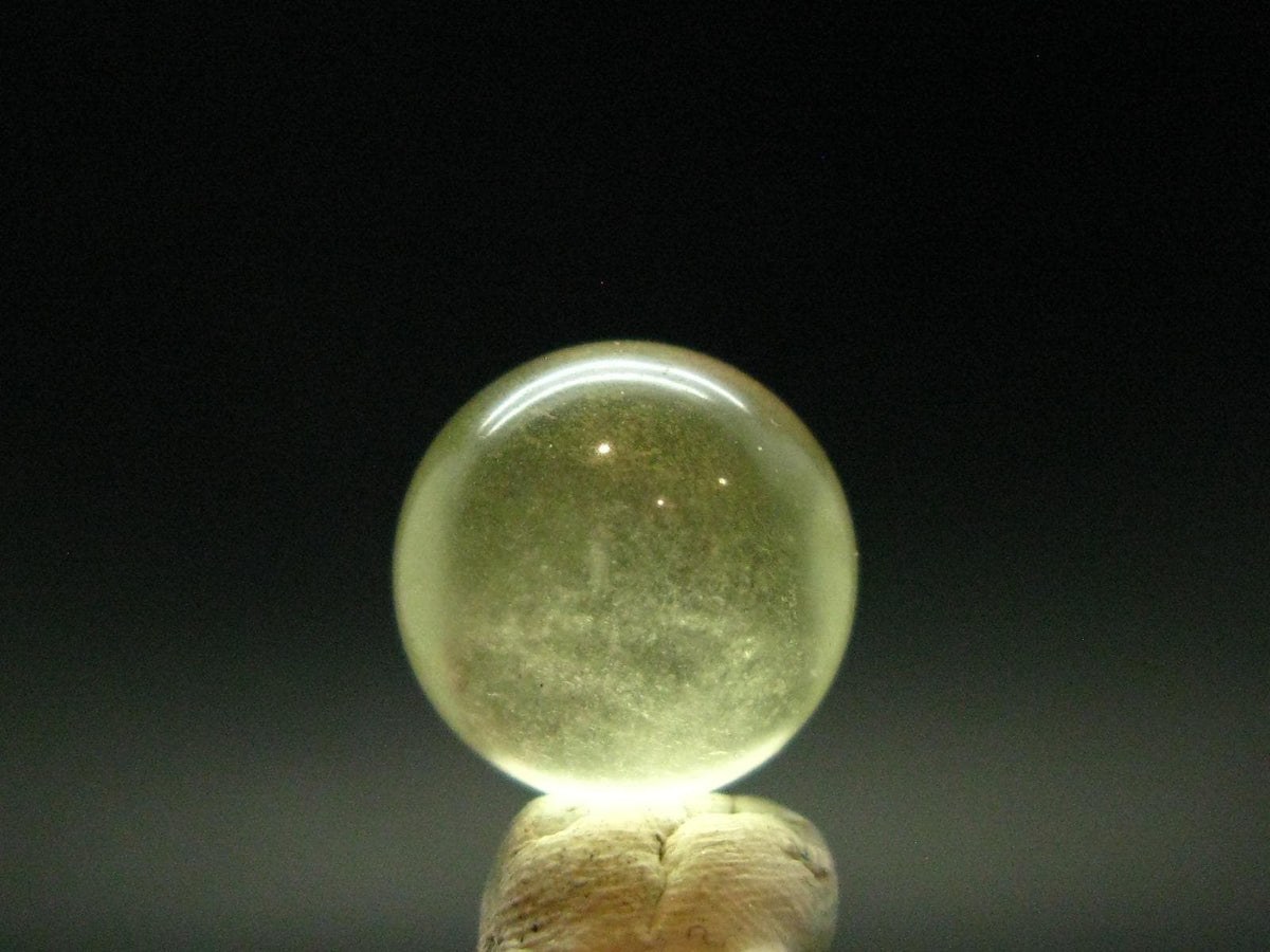 Rare Libyan Tektite Glass Sphere Ball From Libya - 2.20 Grams - 1.2 Centimeters