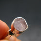 Gray Herderite Silver Ring from Africa - Size 7 - 1.84 Grams