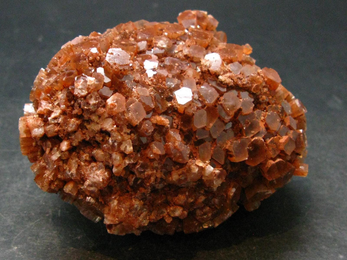 Orange Aragonite Cluster From Morocco - 3.4" - 403.87 Grams