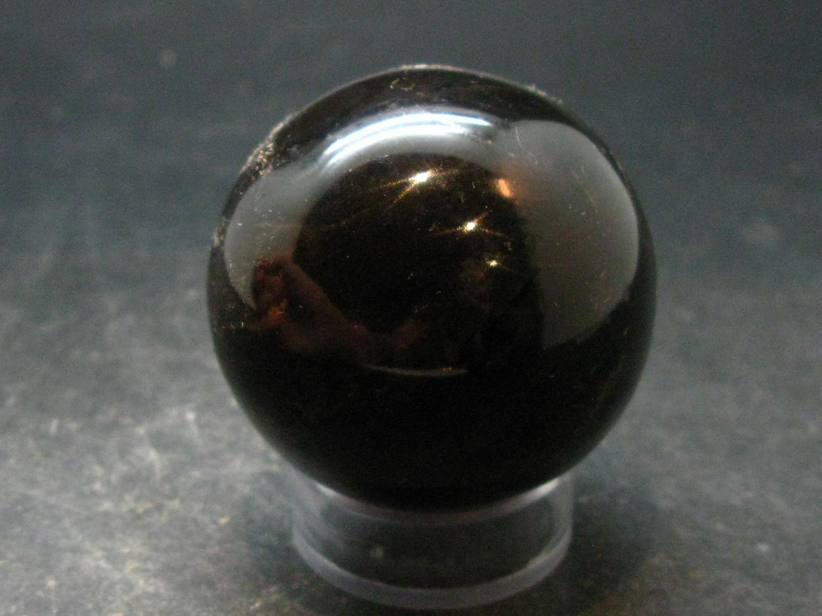 Rare Blue Amber Ball Sphere Fluorescent From Indonesia - 1.8" - 55.75 Grams