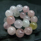 Morganite Genuine Bracelet ~ 7 Inches ~ 10mm Round Beads