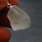 Natural Unheated Raw Gemmy Rich Blue Topaz Pendant from Brazil - 0.9" - 4.0 Grams