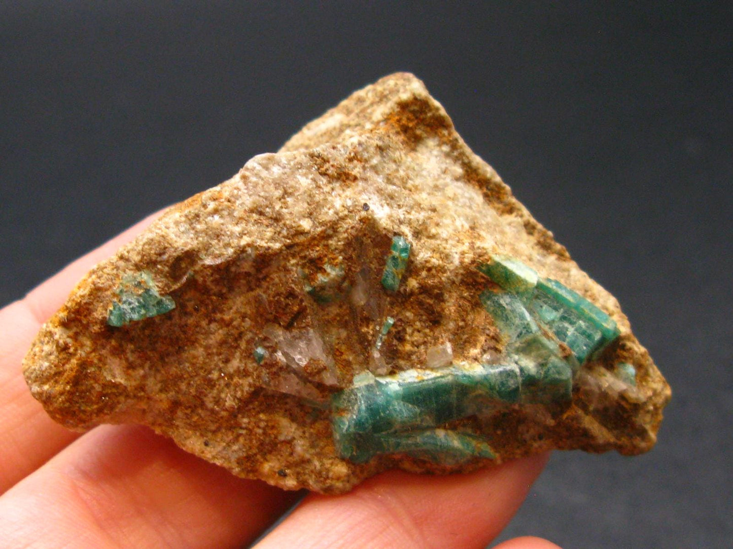 Emerald Beryl Cluster from Afghanistan - 2.2" - 29.22 Grams