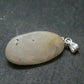 Very Rare White Cryolite 925 Silver Pendant from Greenland - 1.2" - 3.25 Grams