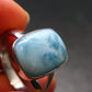 Larimar AAA Quality Sterling Silver Ring - Size 8.75 - 4.81 Grams