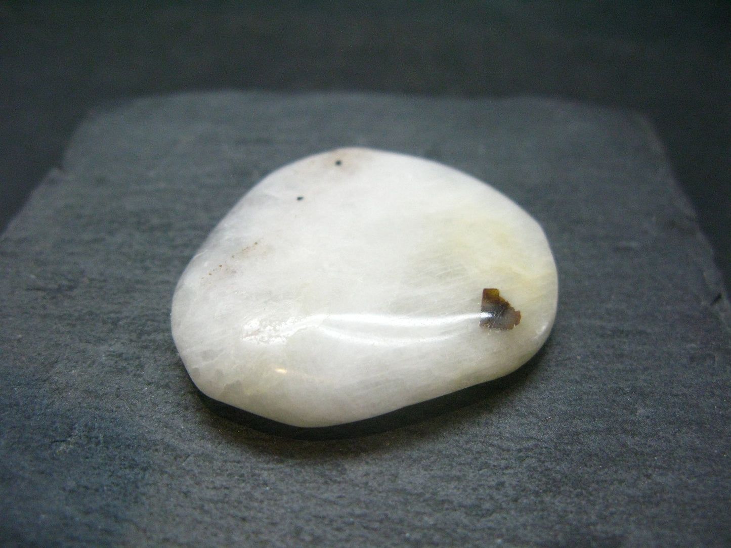 Rare Cryolite Tumbled Stone From Greenland - 1.7" - 24.72 Grams