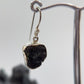 Alexandrite Drop Earrings Raw Color Change Stone Silver Dangle Earrings June Birthstone Jewelry