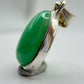 Natural Chrysoprase Teardrop Pendant – Green Sterling Silver Necklace Charm - Weight 6.24 g