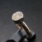 Very Rare White Cryolite 925 Silver Ring from Greenland - Size 7 - 1.93 Grams