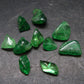 Lot of 10 Tsavorite Garnet Gem Tumbled Stones From Tanzania - 24.11 Carats