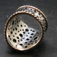 Genuine Turquoise Sterling Silver Ring - 9.48 Grams - Size 9.25