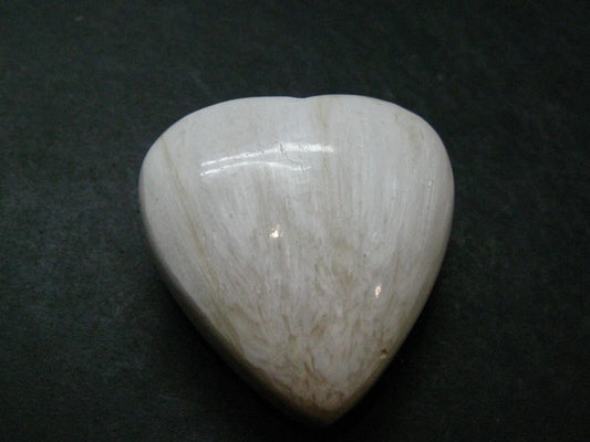 Scolecite Heart From India - 1.6" - 44.50 Grams