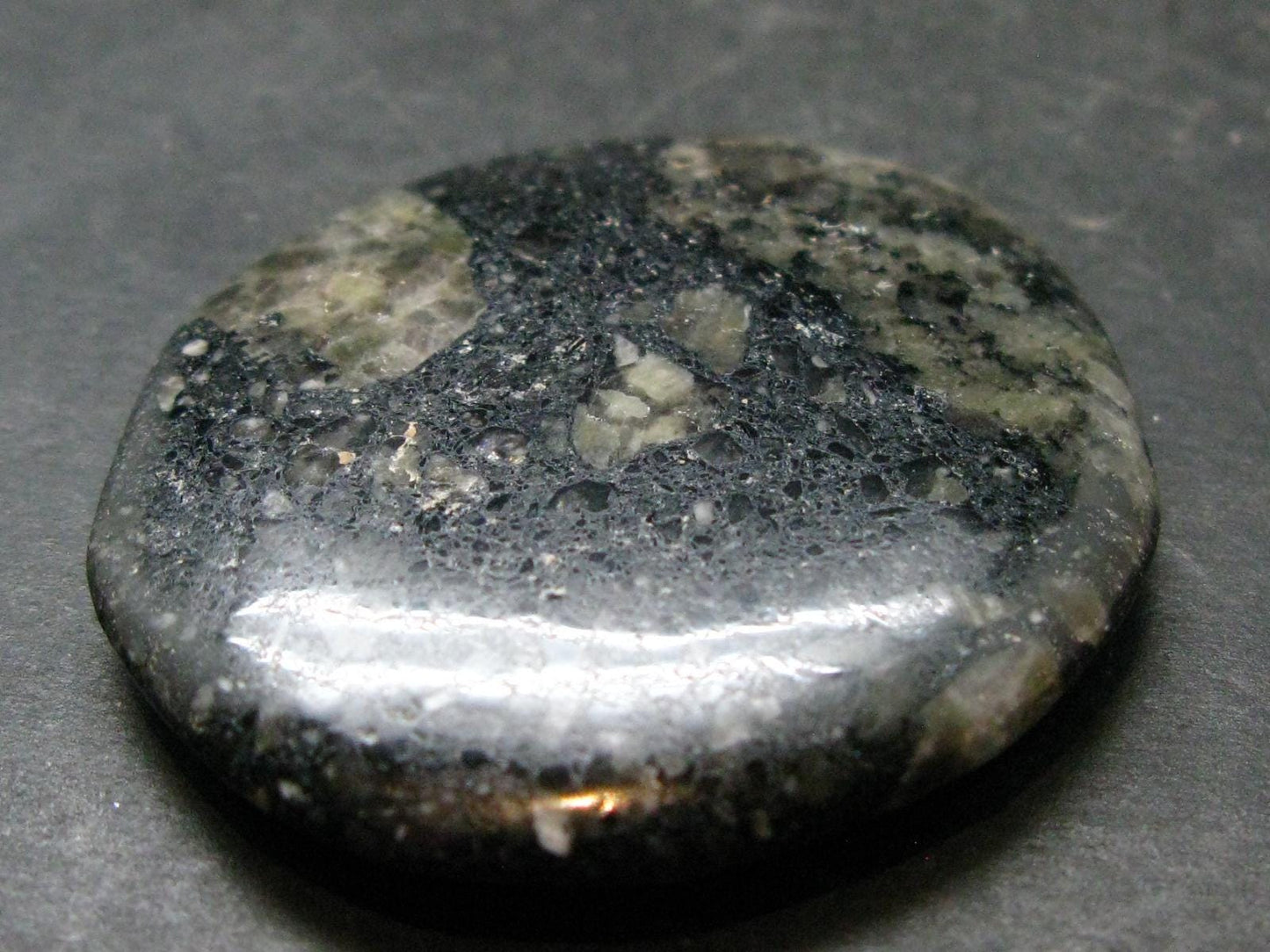 Rare Impactite Tumbled Stone From Norway - 1.8" - 26.84 Grams