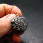 Rare Impactite Silver Heart Pendant From Norway - 1.1"