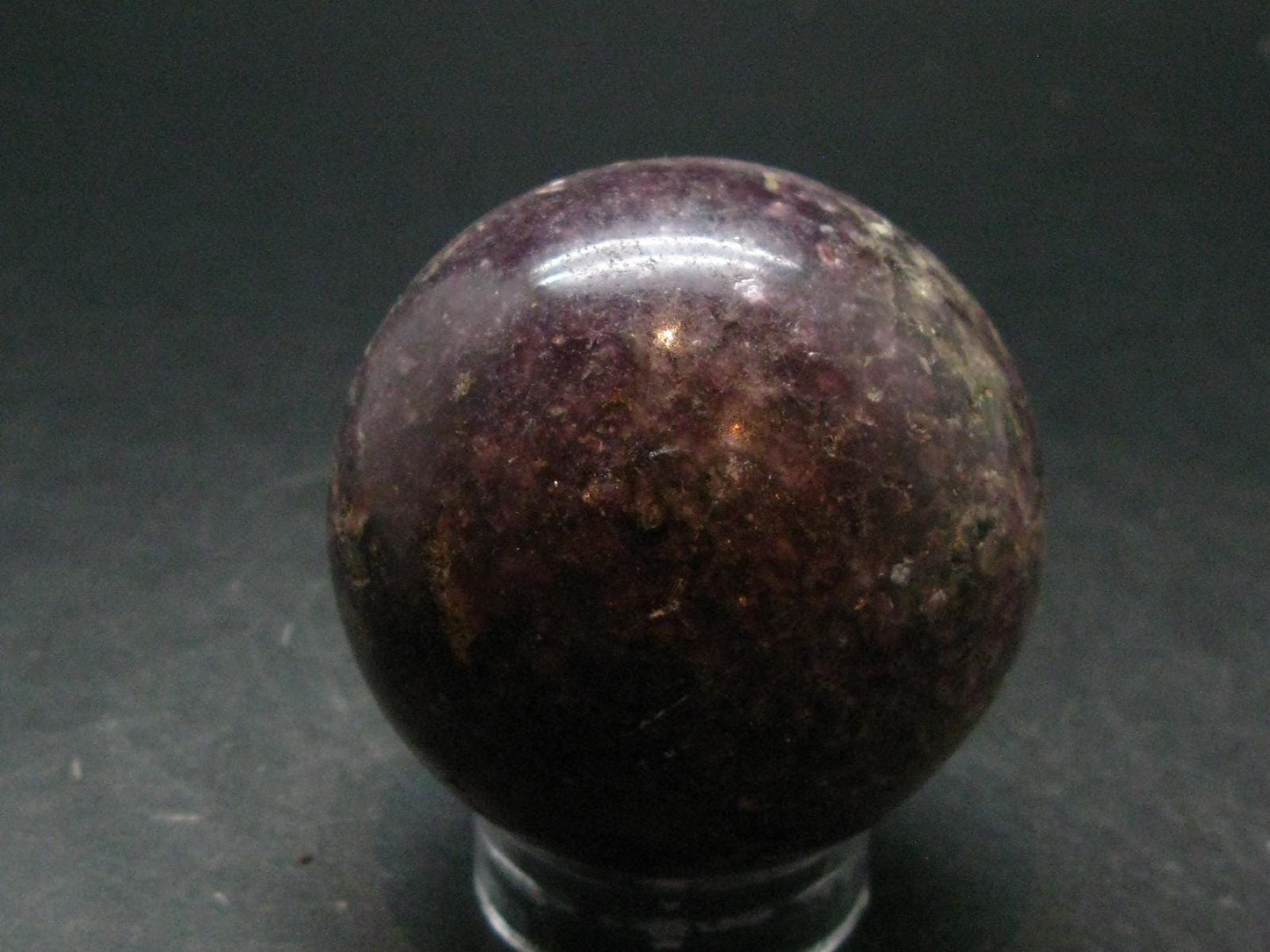 Lepidolite sphere from Brazil - 2.1"