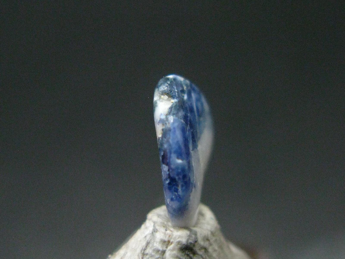 Gem Benitoite Polished Stone From California - 0.84 Carats - 8x7mm