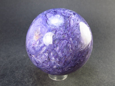 Russian Treasure from the Earth!! Stunning Silky Charoite Sphere from Russia - 167 Grams - 2.0"