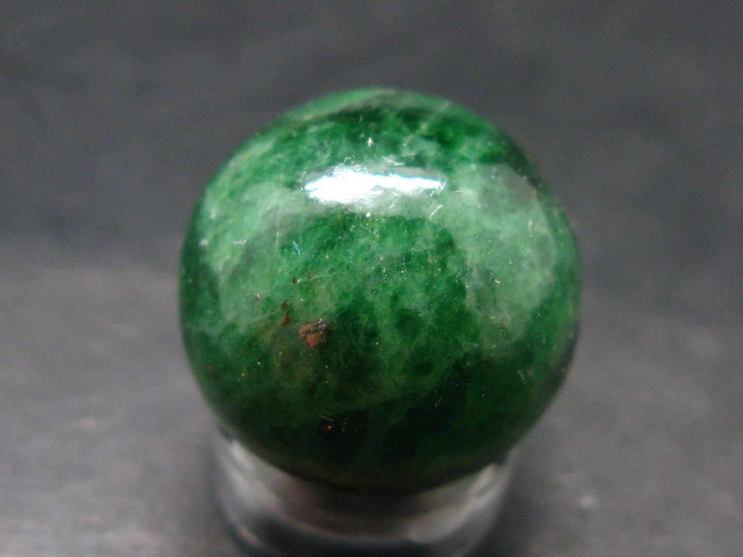 Gem Tsavorite Garnet Sphere Ball From Tanzania - 13.29 Grams - 0.8"