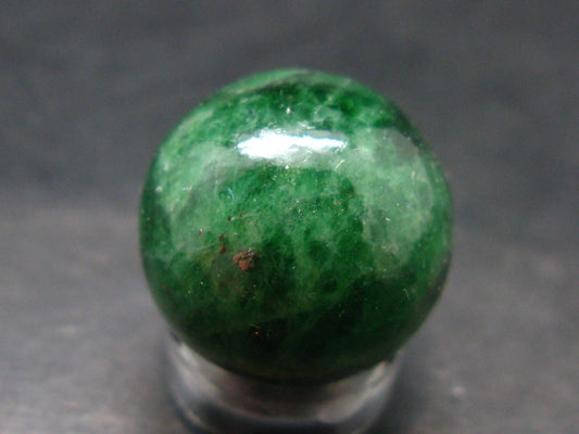 Gem Tsavorite Garnet Sphere Ball From Tanzania - 13.29 Grams - 0.8"