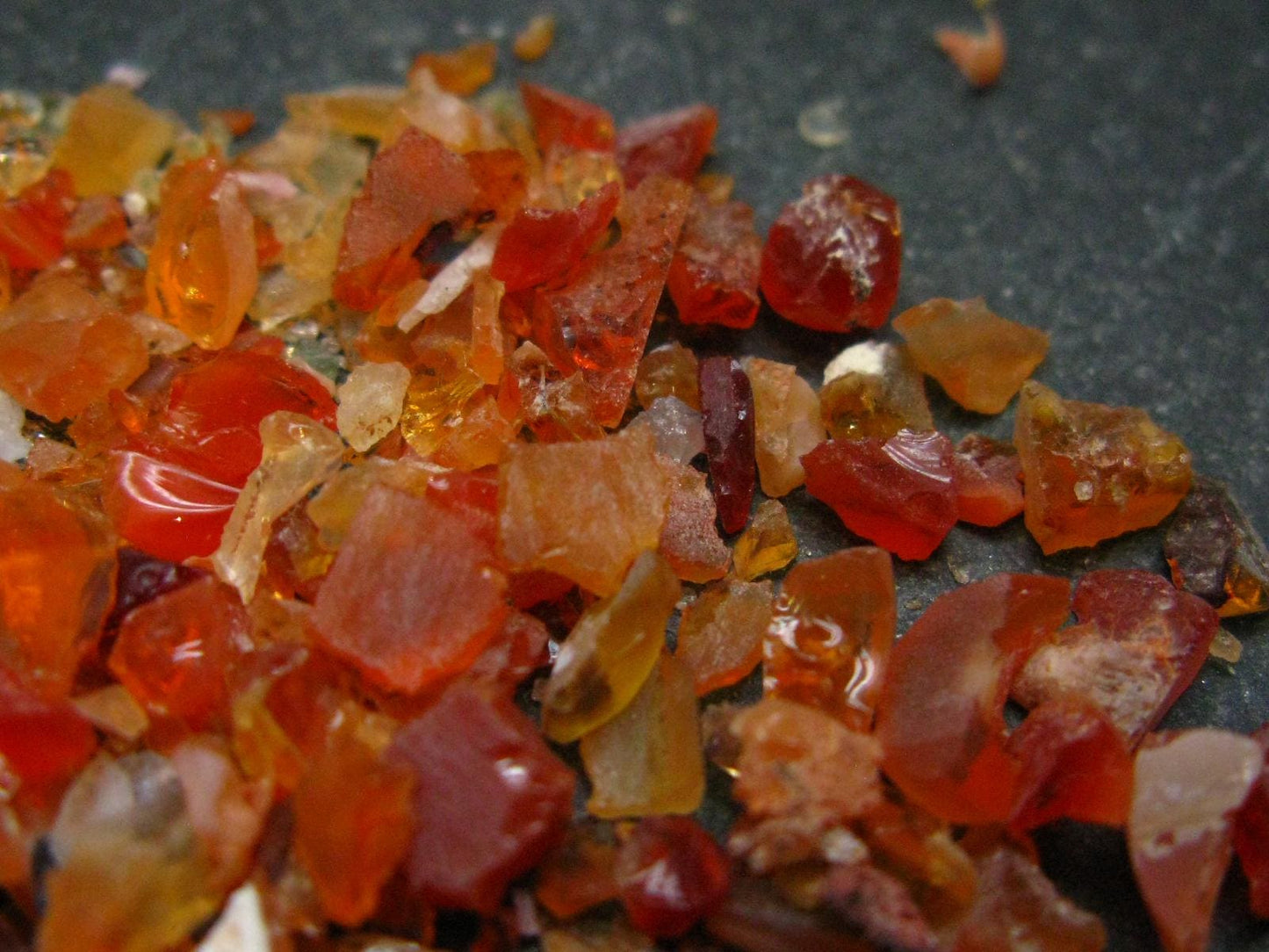 Lot of Fire Opal Pieces and Offcuts From Mexico - 26.08 Carats