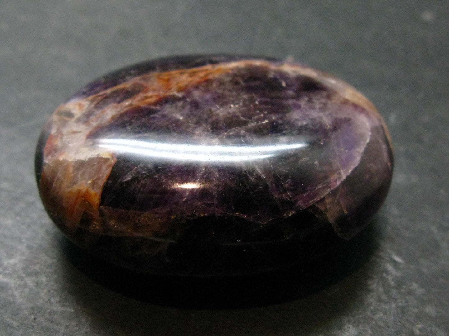 Rare Auralite Super 23 Amethyst Tumbled Stone From Canada - 2.3" - 105.10 Grams