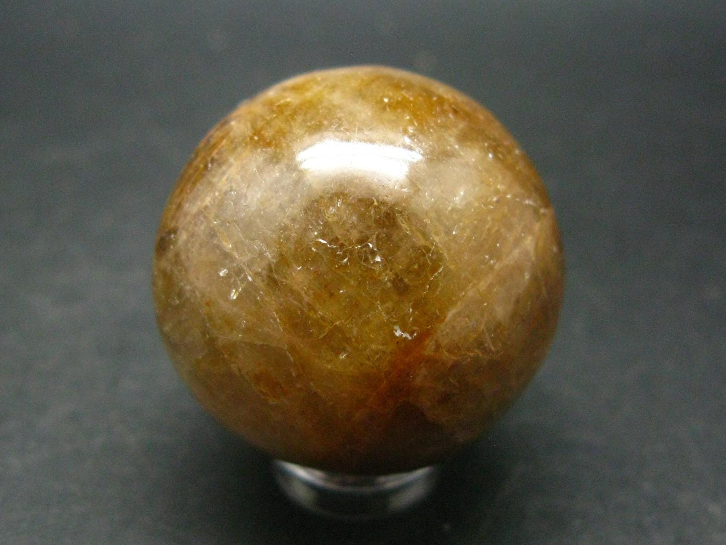Rare Golden Herderite Ball Sphere from Brazil - 1.3" - 61.62 Grams
