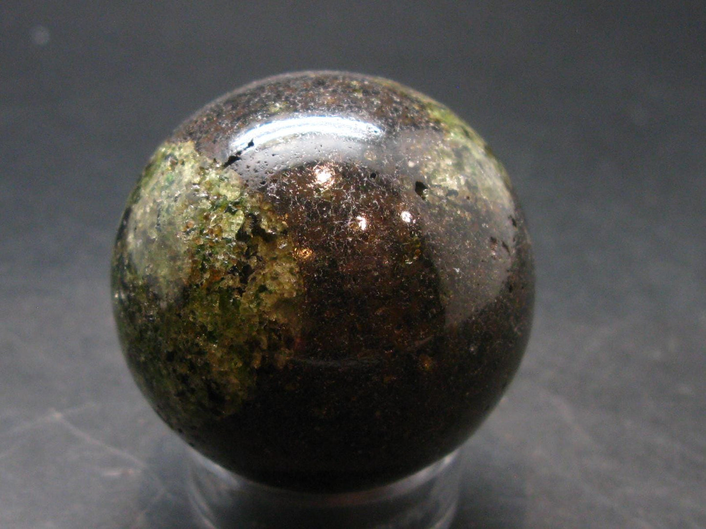 Peridot Olivine Sphere from Arizona, USA - 1.7" - 119.4 Grams