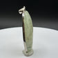 Prehnite Oval Pendant | Tourmaline Inclusions | Sterling Silver Jewelry