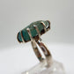 Grandidierite Ring Raw Blue Green Gemstone Silver Ring Natural Crystal Statement Jewelry Gift