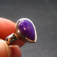 Sugilite Silver Ring From South Africa - 3.96 Grams - Size 8
