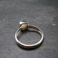 Very Rare White Cryolite 925 Silver Ring from Greenland - Size 8 - 2.0 Grams