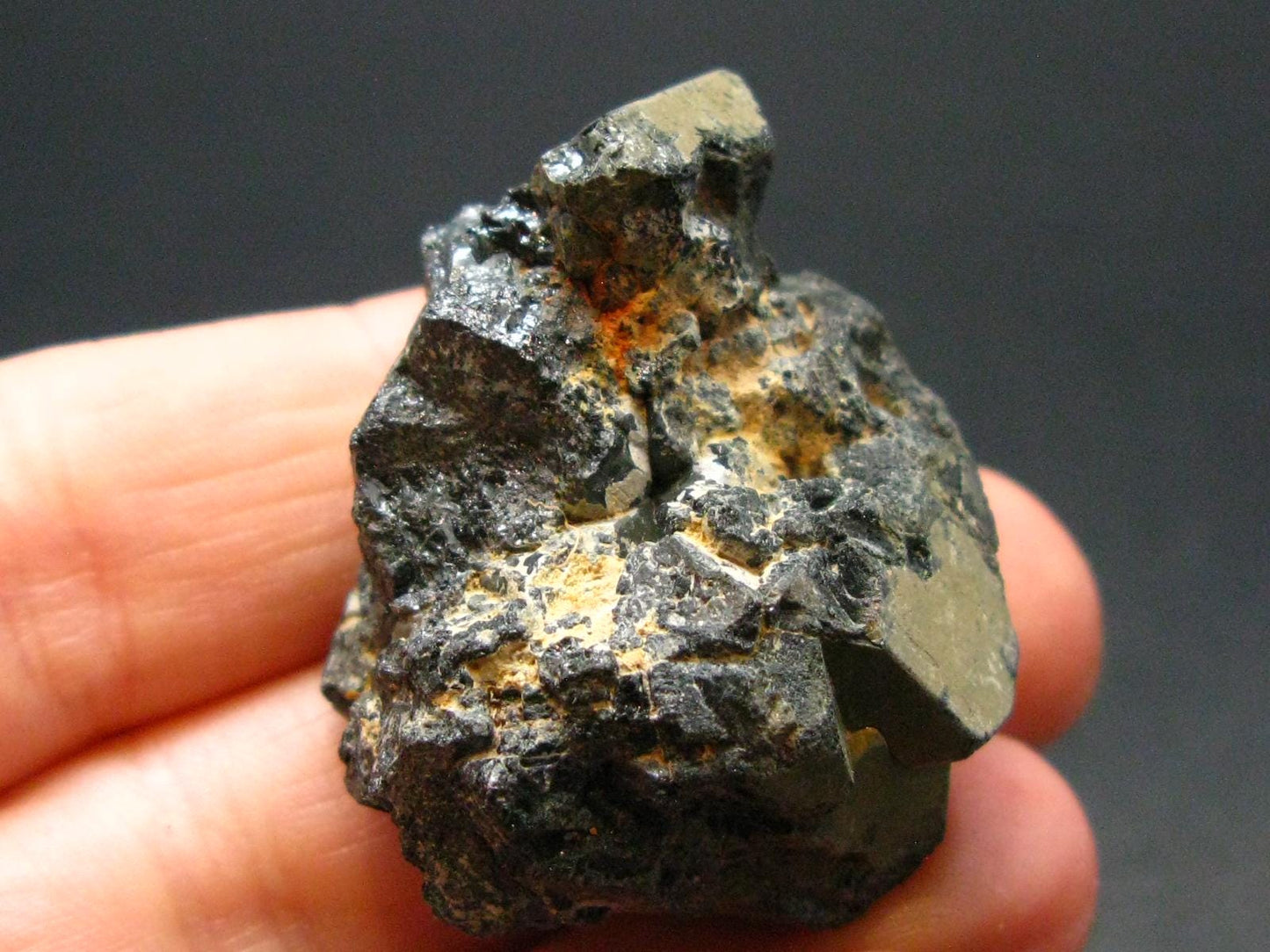 Rare Black Spinel Crystal From Madagascar- 1.3"