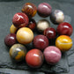 Mookaite Jasper Genuine Bracelet ~ 7 Inches ~ 12mm Round Beads