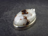 Very Rare SS Cryolite Pendant From Greenland - 1.4" - 9.7 Grams