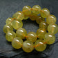 Australian Golden Prehnite Genuine Bracelet ~ 7 Inches ~ 8mm Round Beads