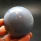 Fine Angelite Angellite Sphere Ball From Peru - 2.2"