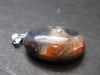 Iolite Cordierite & Sunstone Silver Pendant From India - 1.2" - 5.8 Grams
